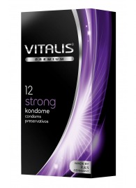 Презервативы с утолщённой стенкой VITALIS PREMIUM strong - 12 шт. - Vitalis - купить с доставкой в Уфе
