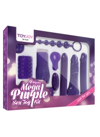 Эротический набор Toy Joy Mega Purple - Toy Joy - купить с доставкой в Уфе
