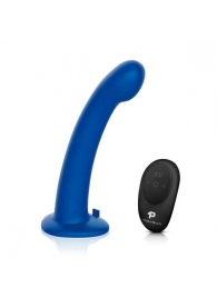 Синяя насадка Remote Control P-Spot G-Spot с черными трусиками - 20 см. - Pegasus - купить с доставкой в Уфе