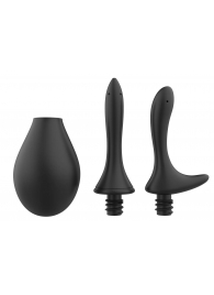 Черный анальный душ Nexus Anal Douche Set с 2 сменными насадками - Nexus Range - купить с доставкой в Уфе