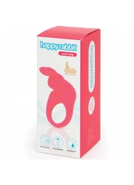 Розовое эрекционное виброкольцо Happy Rabbit Rechargeable Rabbit Cock Ring - Happy Rabbit - в Уфе купить с доставкой