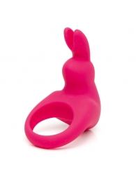 Розовое эрекционное виброкольцо Happy Rabbit Rechargeable Rabbit Cock Ring - Happy Rabbit - в Уфе купить с доставкой