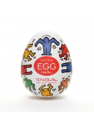 Мастурбатор-яйцо Keith Haring EGG DANCE - Tenga - в Уфе купить с доставкой