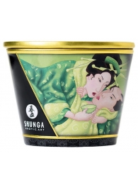 Массажная свеча Exotic Green Tea с ароматом зелёного чая - 170 мл. - Shunga - купить с доставкой в Уфе