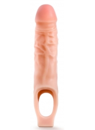 Телесная насадка на пенис 9 Inch Cock Sheath Extender - 22,2 см. - Blush Novelties - в Уфе купить с доставкой