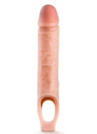 Телесная насадка на пенис 10 Inch Cock Sheath Extender - 25 см. - Blush Novelties - в Уфе купить с доставкой