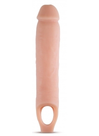 Телесная насадка на пенис 11.5 Inch Cock Sheath Penis Extender - 29,2 см. - Blush Novelties - в Уфе купить с доставкой