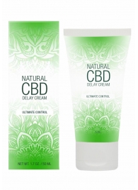 Крем-пролонгатор Natural CBD Delay Cream - 50 мл. - Shots Media BV - купить с доставкой в Уфе