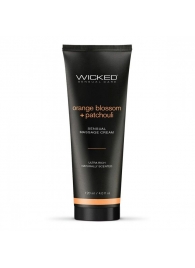 Массажный легкий крем WICKED Orange Blossom plus Patchouli - 120 мл. - Wicked - купить с доставкой в Уфе