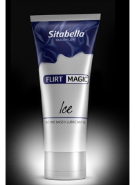 Силиконовая гель-смазка FLIRT MAGIC Ice с лёгким пролонгирующим эффектом - 75 мл. - Sitabella - купить с доставкой в Уфе