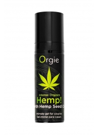 Возбуждающий интимный гель для пар ORGIE Hemp Intense Orgasm - 15 мл. - ORGIE - купить с доставкой в Уфе Возбуждающий интимный гель для пар ORGIE Hemp Intense Orgasm - 15 мл. - ORGIE - купить с доставкой в Уфе