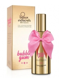 Гель с ароматом жвачки Bubblegum 2-in-1 Scented Silicone Massage And Intimate Gel - 100 мл. - Bijoux Indiscrets - купить с доставкой в Уфе