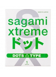 Презерватив Sagami Xtreme Type-E с точками - 1 шт. - Sagami - купить с доставкой в Уфе