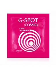 Стимулирующий интимный крем для женщин Cosmo G-spot - 2 гр. - Биоритм - купить с доставкой в Уфе