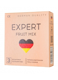 Ароматизированные презервативы EXPERT Fruit Mix - 3 шт. - Expert - купить с доставкой в Уфе