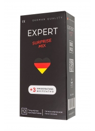 Презервативы EXPERT Surprise Mix - 12 шт.(+3 в подарок) - Expert - купить с доставкой в Уфе