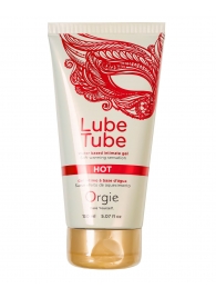 Интимный гель на водной основе Lube Tube Hot с разогревающим эффектом - 150 мл. - ORGIE - купить с доставкой в Уфе