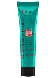 Съедобный интимный гель Orgie Lube Tube Cocktail Strawberry Mojito - 100 мл. - ORGIE - купить с доставкой в Уфе