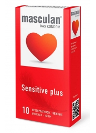 Презервативы Masculan Sensitive plus - 10 шт. - Masculan - купить с доставкой в Уфе