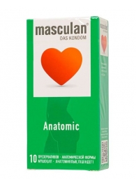 Презервативы анатомической формы Masculan Anatomic - 10 шт. - Masculan - купить с доставкой в Уфе