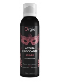 Хрустящая пенка для массажа Orgie Acqua Croccante Sakura с ароматом сакуры - 150 мл. - ORGIE - купить с доставкой в Уфе