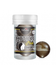 Анальный лубрикант на масляной основе Hot Ball Plus Conforto (2 шарика по 3 гр.) - HotFlowers - купить с доставкой в Уфе