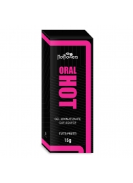 Гель для оральных ласк Oral Hot с согревающим эффектом - 15 гр. - HotFlowers - купить с доставкой в Уфе