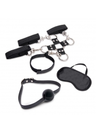 Набор для фиксации из 7 предметов Hogtie   Ball Gag Kit - Lux Fetish - купить с доставкой в Уфе