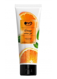 Лубрикант на водной основе OYO Aroma Gel Orange с ароматом апельсина - 75 мл. - OYO - купить с доставкой в Уфе