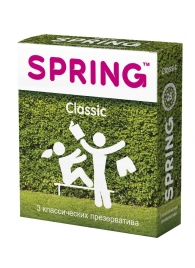 Классические презервативы SPRING CLASSIC - 3 шт. - SPRING - купить с доставкой в Уфе