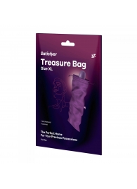 Фиолетовый мешочек для хранения игрушек Treasure Bag XL - Satisfyer - купить с доставкой в Уфе