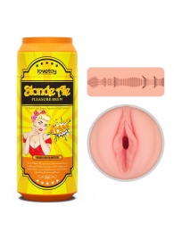 Телесный мастурбатор-вагина Pleasure Brew Masturbator-Blond Ale в банке - Lovetoy - в Уфе купить с доставкой