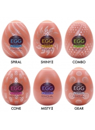 Набор из 6 мастурбаторов-яиц Tenga Egg Variety Pack V - Tenga - в Уфе купить с доставкой