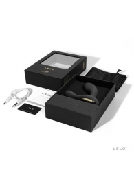 Чёрный перезаряжаемый стимулятор простаты Bruno Black - Lelo - в Уфе купить с доставкой