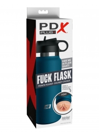 Мастурбатор-вагина в синей колбе F*ck Flask - Pipedream - в Уфе купить с доставкой