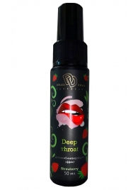 Спрей для горла Deep Throat с десенсибилизирующим эффектом и вкусом клубники - 50 мл. - БиоМед - купить с доставкой в Уфе