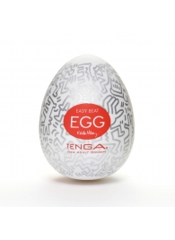 Мастурбатор-яйцо Keith Haring EGG PARTY - Tenga - в Уфе купить с доставкой