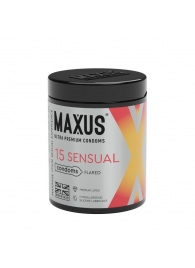 Анатомические презервативы MAXUS Sensual - 15 шт. - Maxus - купить с доставкой в Уфе