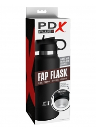 Черный мастурбатор в виде бутылки Fap Flask - Pipedream - в Уфе купить с доставкой