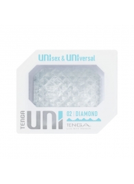 Прозрачный мастурбатор-стимулятор Tenga Uni Diamond - Tenga - в Уфе купить с доставкой