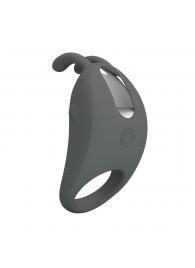 Серое эрекционное кольцо с вибрацией Master Ring - Baile - в Уфе купить с доставкой