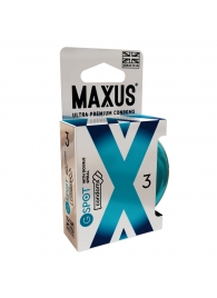 Презервативы Maxus G spot с двойной спиралью - 3 шт. - Maxus - купить с доставкой в Уфе