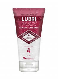 Интимный гель-смазка на водной основе Lubrimax Magic Cherry - 75 мл. - ИнтелБИО - купить с доставкой в Уфе