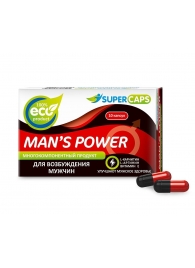 Возбуждающее средство Man’s power - 10 капсул (+1 в подарок) - SuperCaps - купить с доставкой в Уфе