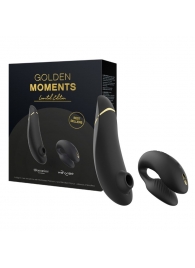 Набор для пар Golden Moments: Womanizer Premium 2 и We-Vibe Chorus - Womanizer купить в Уфе с доставкой в Orgasmix.ru Набор для пар Golden Moments: Womanizer Premium 2 и We-Vibe Chorus - Womanizer