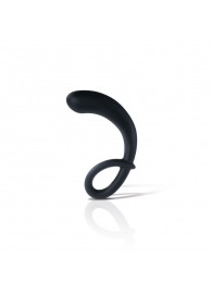 Черный массажер простаты Curving Curt - 13 см. - MyStim - купить с доставкой в Уфе