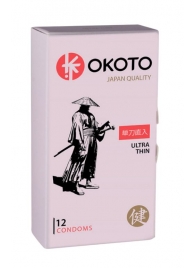 Тонкие презервативы OKOTO Ultra Thin - 12 шт. - Sitabella - купить с доставкой в Уфе