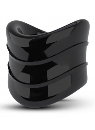 Черное эрекционное кольцо на мошонку Beef Ball Stretcher Snug X Long - Blush Novelties - в Уфе купить с доставкой