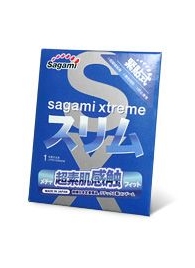 Презерватив Sagami Xtreme FEEL FIT 3D - 1 шт. - Sagami - купить с доставкой в Уфе