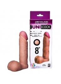 Фаллическая насадка для страпона UNICOCK 8  - 20 см. - LOVETOY (А-Полимер) - купить с доставкой в Уфе